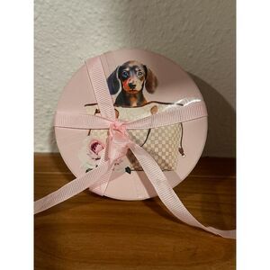 Amanda Greenwood Set of 4 Pink Dog Assorted Coaters NWT